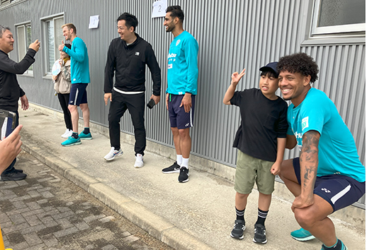 選手と2ショット!ふれあい写真撮影会のイメージ画像