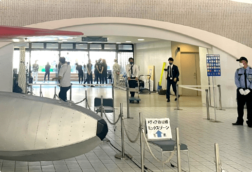 【キックオフ前】ロビーでの選手入場見学のイメージ画像