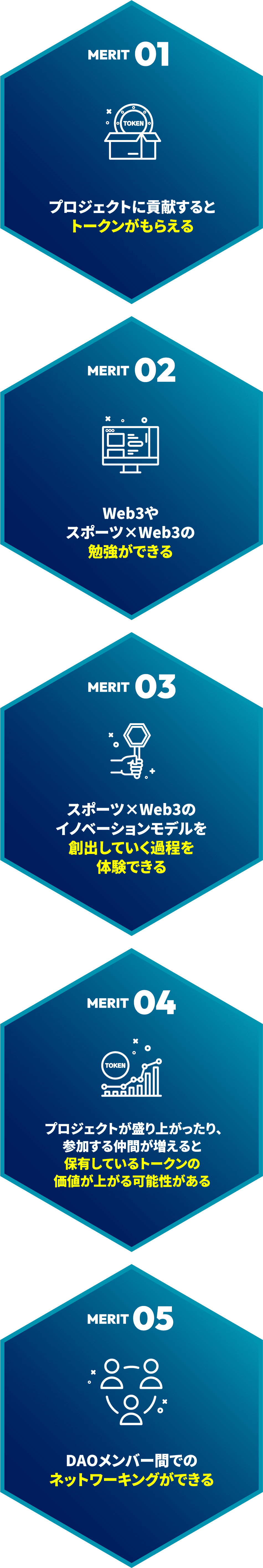 5つの参加メリット