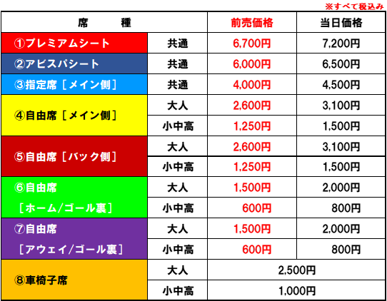 本日より 9月29日 土 第35節大宮アルディージャ戦 前売チケット発売 アビスパ福岡公式サイト Avispa Fukuoka Official Website