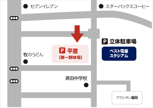 駐車場の地図